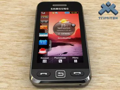 Samsung Star - s5230 - 2009 3D model