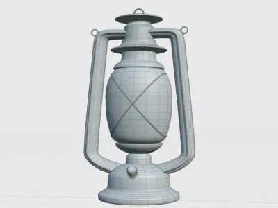 night lantern Free low-poly 3D model
