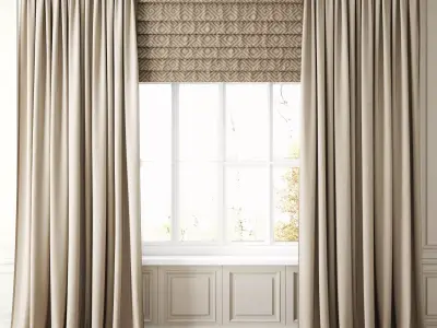 Curtain 75 3D model