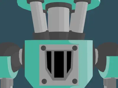 Robot 3D model 34