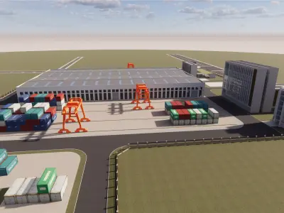 Industrial Scene -A24 3D model