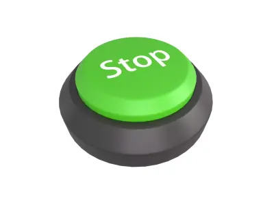 Start Button V1 008 Low-poly 3D model