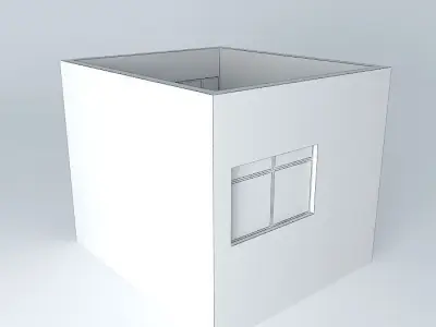 elianiorkut cube with window Free 3D model