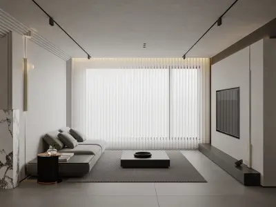 apartment interior scenes    3D model shop