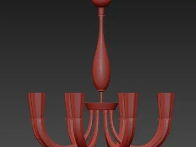 GABBIANO Chandeliers from VERONESE 3D model