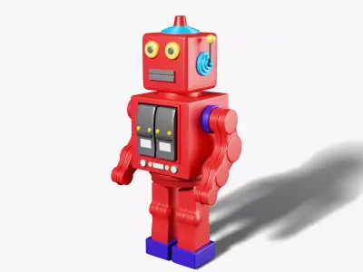 Toy Robot 3D model get