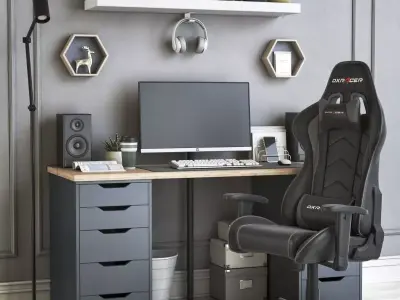 Office workplace 35 3D model