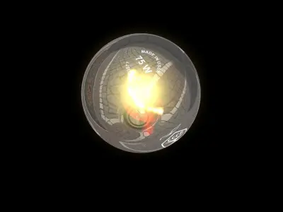  lamp incandescent 3D model