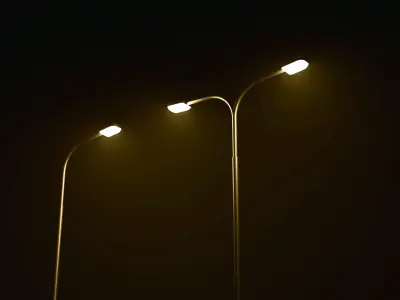 Street Light Poles Free 3D model