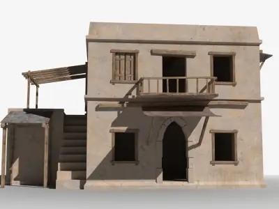 Arab x23 Low-poly 3D model