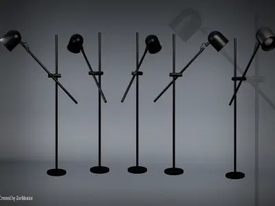 Floor Lamp 01 3D model purchase