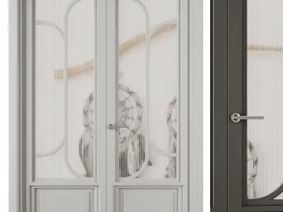 Entrance door set32 3D model