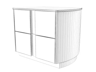 Butterfly 4 Night Table 3D model