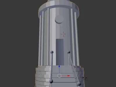 Irish Mussenden Temple Free 3D model