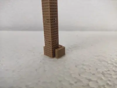 Newyork Square Building  3D print model