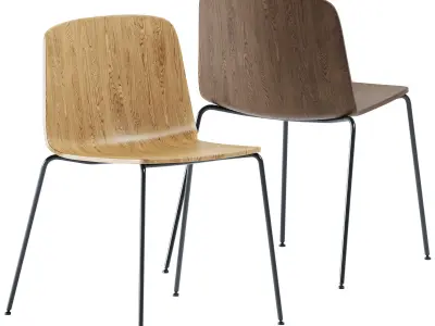 Wooden Chair Rama by Kristalia 3D model