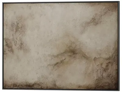 Set of 3 Abstract Paintings in Frames 3D model 56