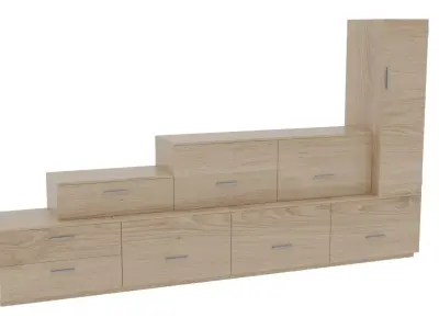 tv stand 0122 3D model