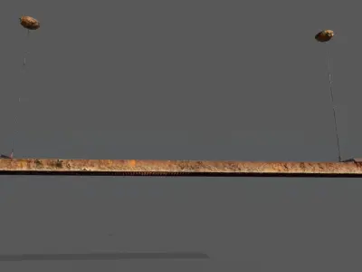 Old Ceiling lamp-Version 02 Free low-poly 3D model