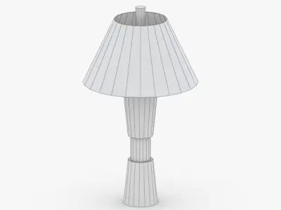 1368 - Table Lamp Low-poly 3D model