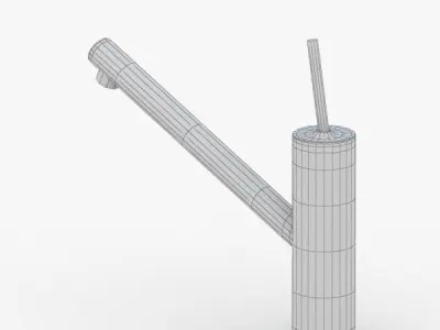 1656 - Water Tap Low-poly 3D model