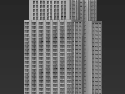 Empire State Building 3D printable 3D print model
