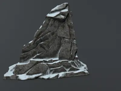 Buddha Rock Low-poly 3D model get