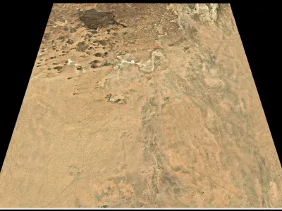 Mecca and the Red Sea coast of Saudi Arabia - tile n22 e41 3D model