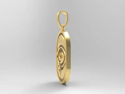 Pendant eyes 3D print model