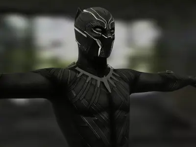 BPAN-001 Black Panther 3D model