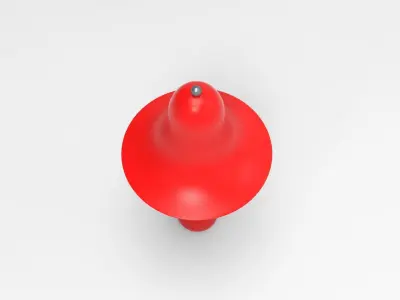 Pantop Table Lamp Low-poly 3D model
