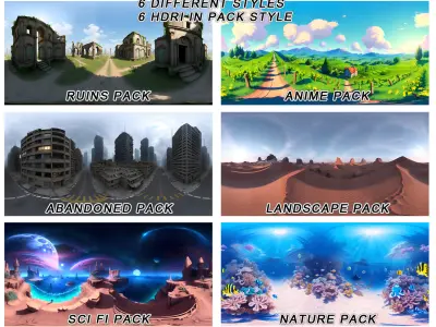 HDR Pack Environments Game Ready Texture