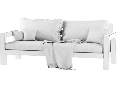 Lars couch by Piet Boon 3D model