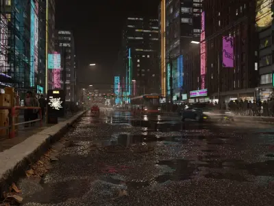 High Detailed Modern City Model Pack 3D model