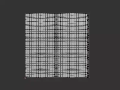 PBR Traditional Woven Floor Mat Game Ready Pack Gundri Low-poly 3D model