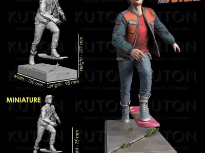 Marty Mcfly 3D print model