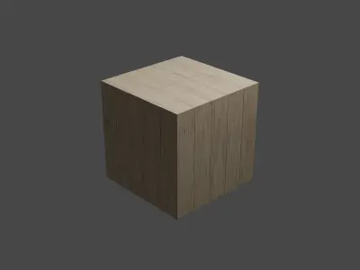 Butternut Wood Texture 3D model