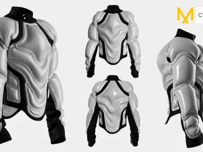 Streetwear Future Sweater Model 019 3D model