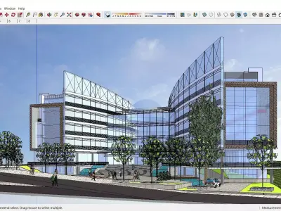 Sketchup Cultral Center G4 3D model