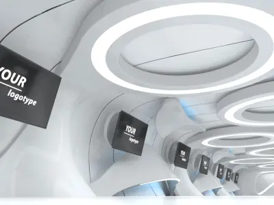  Sci-Fi Futuristic Corridor Collection 