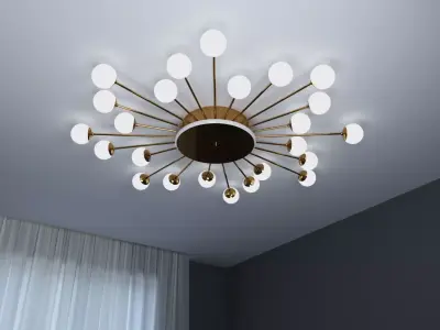 Ceiling light 3D model 110