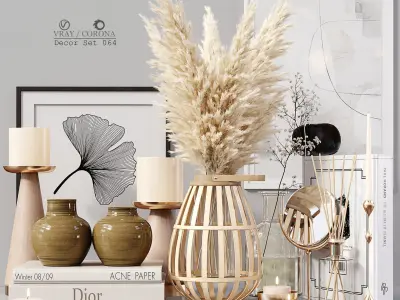 collection Decorative set 3D Model Pack