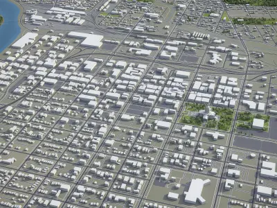 Topeka Low-poly 3D model