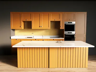 76-Kitchen4 matte 7 3D model