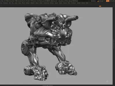 robot battle a05 3d print model 3D print model