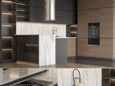 kitchen 091 3D model