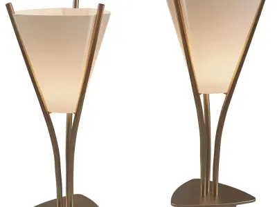 Art Deco Table Lamp 3D Model  Low-poly 3D model