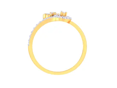 Women Ring  Render 3dm STL OBJ FBX Details 3D print model 160
