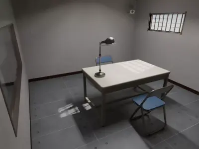 Interrogation room 3D model