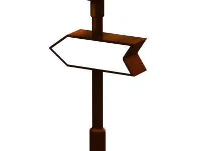 Permanent eye-level stand design  Free 3D model